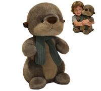 JORCEDI Cuddly Toy Otter Plush Toy, Sea Otter Pillow Doll, Kawaii Stuffed Animal for Cuddling and Playing, Super Soft Little Cuddly Toy, Gift Toy for Children (26cm)