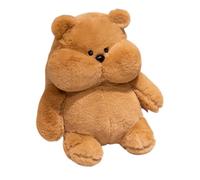JORCEDI Cute Bear Plush, Stuffed Animal Doll, Decorative Bear Plush, Adorable Gift & Home Decor for Kids & Adults (brown,23cm)