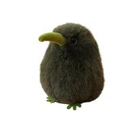 JORCEDI Cute Bird Plush Keychain, Soft Fluffy Parrot Kiwi Toucan Bag Pendant, Super Soft Cuddly Mini Stuffed Animal Keyring for Kids Birthday, Home Decor (Dark green,15cm(5.91in))