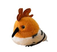 JORCEDI Cute Bird Plush Keychain, Soft Fluffy Parrot Kiwi Toucan Bag Pendant, Super Soft Cuddly Mini Stuffed Animal Keyring for Kids Birthday, Home Decor (Orange-white,15cm(5.91in))