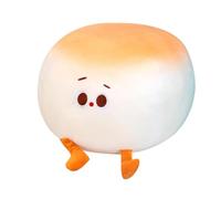JORCEDI Cute bread plush toy. Soft and cute food-themed doll. Plush and comfortable filling. Can be hugged and played with. Home decoration. Suitable for boys and girls. (White and orange,23.62 in)