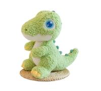 JORCEDI Cute Dinosaur Plush Toy - Soft T-Rex Stuffed Animal Pillow, Corn Texture Fabric Dino Plush for Kids Boys Girls, Funny Dinosaur Cushion Gift (23cm / 38cm / 58cm) (38cm,green)