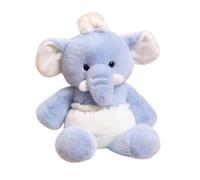 JORCEDI Cute Elephant Plush Toy, Soft Stuffed Animal Cuddly Toy, Fluffy PP Cotton Comfort Pillow, Small Soft Toy for living room, bedroom, and sofa Decorations (65cm)
