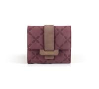 JORCEDI Cute Embossed PU Leather Bifold Wallet, Small Card Holder & Coin Purse for Students, Girls & Ladies, Lightweight Portable Purse with Multiple Slots (Burgundy)