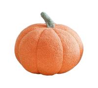 JORCEDI Cute Pumpkin Plush Pillow, Soft Teddy Fleece Cushion, PP Cotton Filled, White Pumpkin Decor, Fall Decor & Cozy Gift for Home & Sofa (orange,40cm)