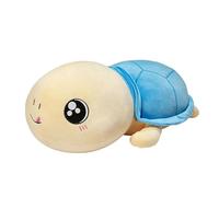 JORCEDI Cute Shell Turtle Plush Toy, Soft Fluffy Stuffed Tortoise, Adorable Kawaii Sea Animal Cuddly Pillow for Kids & Home Decor. (blue,50cm)