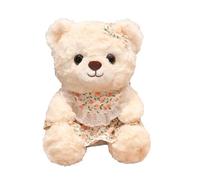 JORCEDI Cute Teddy Bear Stuffed Animal, Soft Fluffy Plush Bear, Great for Nursery Decor & Gifting. (white-A,21CM)