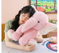 JORCEDI Elephant Plush Toy Grey 25/35/50 cm, Stuffed Animal Cuddle Pillow, Cloud-Soft Sleep Companion, Room Decor Gift for Kids & Adults (50cm,B)