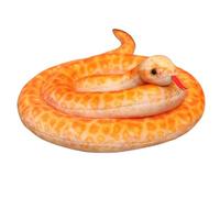 JORCEDI Giant Snake Plush Toy, Snake Teddy Stuffed Animal Plush, Soft Stuffed Snake 3D, Realistic Cobra Plush Doll, Snake Pillow Doll Toy, Anaconda Fake Snakes for Ricky Creepy Prank (200cm,#3)