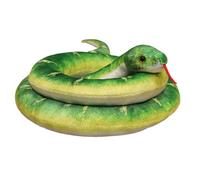 JORCEDI Giant Snake Plush Toy, Snake Teddy Stuffed Animal Plush, Soft Stuffed Snake 3D, Realistic Cobra Plush Doll, Snake Pillow Doll Toy, Anaconda Fake Snakes for Ricky Creepy Prank (130cm,#5)