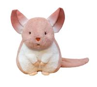 JORCEDI Hamster Plush Toy, Hamster Stuffed Animal Plushie Doll, Mouse Rat Plushies Stuffed Animals, Hamster Teddy, Cute Cozy Huggable Animal Pillow for Children Adults Gifts Home Decor (Pink,55cm)