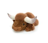 JORCEDI Highland Cow Stuffed Animal Highland Cow Plush Toy Soft Fluffy Cow Teddy Stuffed Animal Gift for Home Décor (Brown,40 cm)