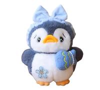 JORCEDI Kawaii Penguin Plush Keychain, Soft Stuffed Animal Keyring, Cute Fluffy Handbag Backpack Charm, Fashion Purse Pendant Decor, Ideal Small Gift for Women Girls (Hairband,15cm)