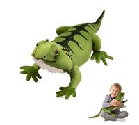 JORCEDI Lizard Soft Toy, Realistic Lizard, Plush Reptile, Soft Cuddly Toy, Gift for Boys and Girls (54cm,Green)