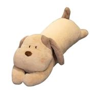 JORCEDI Long Dog Plush Pillow, Soft Stuffed Animal Body Pillow, Cute Cuddly Plushie, Sleeping Hugging Plush Pillow Stuffed Toy Cuddly Toy Fluffy Toys for Kids Adults Birthday (65cm)