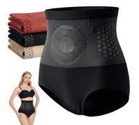 JORCEDI Moringa & Berberine 4-In-1 Micro-Particle Sculpting & Fat-Burn Shorts, High Waisted Toning Thermogenic Firming Shaping Yoga Pant for Women (Black,L)