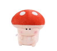 JORCEDI Mushroom-shaped Cushion, a Comforting Soft Toy, Skin-friendly and Machine-washable, Available in 20cm, 30cm and 50cm Sizes, a Companion Toy for Children (mushrooms,30cm)