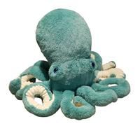 JORCEDI Octopus Plush Toy, 30/45/65/90cm Simulated Pillow, Creative Plush-Toy Cloth Doll Gift for Birthday Festival Anniversary (Dark Green,90cm/35.43in)