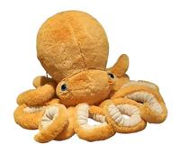 JORCEDI Octopus Plush Toy, 30/45/65/90cm Simulated Pillow, Creative Plush-Toy Cloth Doll Gift for Birthday Festival Anniversary (Brown,30cm/11.81in)