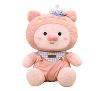 JORCEDI Pig Plush Toy, Pink Piglet Soft Toy, Piglet Plushies Stuffed Animals, Plush Stuffed Pig Soft Toys, Kawaii Piggy Plushies Pillow, Pig Teddy Hugging Pillow Gift for Children Friends (35cm)
