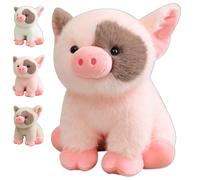 JORCEDI Pig Stuffed Animal Plush, Adorable and Soft Pig Pillows for Holidays and Ideal for Home and Bedroom Decoration (Pink,25CM)