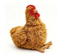 JORCEDI Plush Turkey, 20/28 CM Chicken Soft Toy, Funny Plush Cushion, Cute Toy for The Table, Home Decoration, Holidays, Parties, Gift (D-28CM)