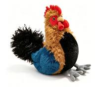 JORCEDI Plush Turkey, 20/28 CM Chicken Soft Toy, Funny Plush Cushion, Cute Toy for The Table, Home Decoration, Holidays, Parties, Gift (C-28CM)