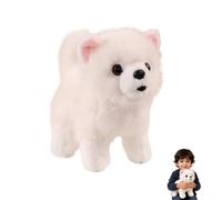 JORCEDI Pomeranian Dog Plush Toy, Adorable Soft Stuffed Dog Doll,Realistic & Lifelike Soft Stuffed Animal Dog,Gift for Kids, Teens & Adults,Room Decor (20cm)