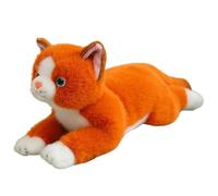 JORCEDI Ragdoll Cat Stuffed Animal Realistic Cat Cute Soft Toy Dolls Handmade Plush Toy Cat Birthday Gift For Boys Girls Bedtime Companion Plushie Interactive Play 15.7in (orange,40cm/15.7in)