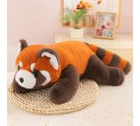 JORCEDI Red Panda Plush Toy Xxl, 14/18/29/37in Red-Panda Doll, Cushion for Sleeping, Fox Plush-Toy, Gift for Playing, Collecting & Cuddling (29.52IN)