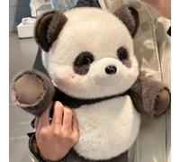 JORCEDI Running Plush Panda Soft Toy, Running Plushie Cuddly Giant Panda Plush Toy, Realisticpanda, Fluffy Soft For Stress Relief And Comfort, A Gift for All Ages (45cm,Grey)