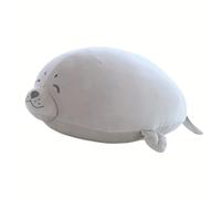 JORCEDI Seal Pillow, Chubby Seal Plush Pillow Stuffed Cotton Plushies Seal Plush Doll, Chubby Blob Cushion, Cute Plush Marine Animal Soft Toy, Stuffed Plush Gifts for Girls and Boys (55cm)