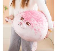 JORCEDI Seal Plush Toy, Chubby Seal Pillow Plush, Cute Seal Pillow-Soft, Fluffy, and Cuddly Stuffed Plush Pillow for Kids, Friends, and Family (Pink,30cm)
