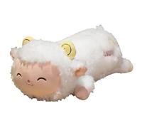 JORCEDI Sheep Plush Toy, Fluffy Sheep Stuffed Animals, Large Sheep Teddy Plush, Cuddly Lamb Pillow Plushies Toy, Giant Lamb Huggable Cuddly Doll, Gifts for Kids and Lovers in Birthday (White,110cm)