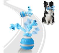 JORCEDI Smart Interactive Dog Ball Toys - Motion Activated Rolling Ball, Automatic Moving Stimulation Toy for Boredom Relief in Small, Medium & Large Dogs (Blue)
