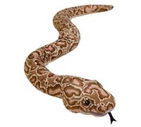 JORCEDI Snake-Shaped Soft Toy; Lifelike Giant Python Soft Toy; Ideal for Halloween Parties, Home DéCor and Adult Prank Props (Yellow,170CM)