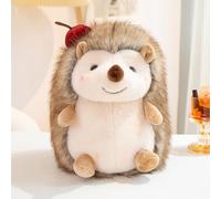 JORCEDI Soft Hedgehog Plush Toy Stuffed Animal Plushie Hedgehog Figure Plush Pillow Cuddly Doll for Girls and Boy Gifts Room Decorat Multi-Size Select Cuddly Toy (Light brown,16cm(6.3in))