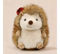 JORCEDI Soft Hedgehog Plush Toy Stuffed Animal Plushie Hedgehog Figure Plush Pillow Cuddly Doll for Girls and Boy Gifts Room Decorat Multi-Size Select Cuddly Toy (Dark brown,16cm(6.3in))