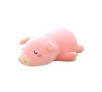 JORCEDI Soft plush pig toy, cute and soft cushion, fluffy little pig doll, home decoration, gift for boys and girls (Pink,13.78 in)