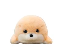 JORCEDI Soft Plush Seal Toy, Cute Seal Stuffed Animal, Soft Ocean Animal Plush Pillow, Adorable Home Bedroom Decor, Ideal Birthday for Kids, Boys, Girls (Pink,26cm)