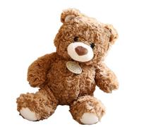 JORCEDI Teddy Bears, 30cm/11.8in Teddy Bear, Fluffy And Soft, Comforting Companion For Emotional Support, Ideal For Home Decor And Gift Occasions For Boys And Girls (30cm/11.8in,Brown)