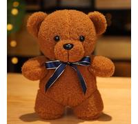 JORCEDI Toys Plush Brown Flower Teddy Bear Stuffed Animal Perfect Stuffed Animal Soft Cuddly Toy Baby Teddy Bears Plush Toys Brown Bear Gifts For Child (Brown-A,35cm)