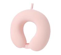 JORCEDI Travel Pillow, Memory Foam U-shaped Travel Neck Support Pillow, Suitable for Planes, Trains, Cars and The Office - A Must-have for Long Journeys, Comes with A Storage Bag (Pink)