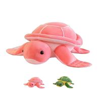 JORCEDI Turtle Plush Toys, Turtle Plush Dolls, Cute and Soft Turtle Plush Pillows, Perfect for Children and Turtle Enthusiasts. (Pink,23CM)