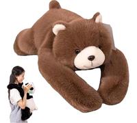 JORCEDI Weighted Animals for Adults for Adults Anxiety Relief - Weighted Panda Plush & Teddy Bear, Soft Huggable Calming Pillow for Stress, Sleep & Sensory Comfort (Little Bear,45cm)