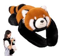 JORCEDI Weighted Animals for Adults for Adults Anxiety Relief - Weighted Panda Plush & Teddy Bear, Soft Huggable Calming Pillow for Stress, Sleep & Sensory Comfort (Raccoon,45cm)