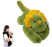 JORCEDI Weighted Animals for Adults for Adults Anxiety Relief - Weighted Panda Plush & Teddy Bear, Soft Huggable Calming Pillow for Stress, Sleep & Sensory Comfort (Dinosaur,45cm)