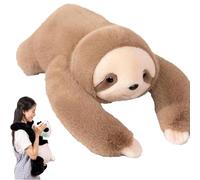 JORCEDI Weighted Animals for Adults for Adults Anxiety Relief - Weighted Panda Plush & Teddy Bear, Soft Huggable Calming Pillow for Stress, Sleep & Sensory Comfort (Sloth,30cm)