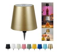 JORCEDI Wireless Bottle Lamp - Rechargeable Bottle Lights USB Rechargeable Bottle Lamp Kit, LED Bottle Lamp Wine Bottle Lamp Touch Dimmable Lamp for Bottle (Golden,RGB)