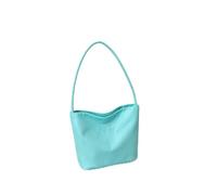 JORCEDI Women's Small Shoulder Hobo Bag, Casual Lightweight Handbag with Magnetic Snap Closure, Multi-Color Tote Shoulder Purse for Daily Use (Aqua,25cm*10cm*9cm)